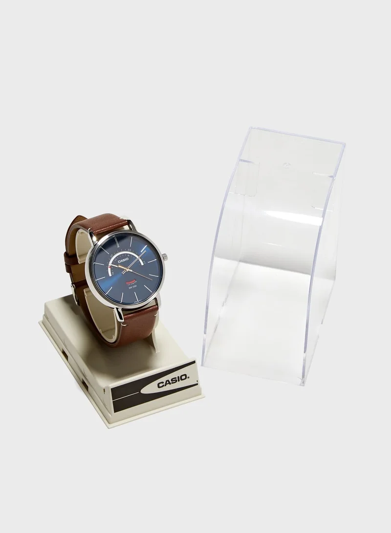 CASIO Classic Leather Strap Analog Watch