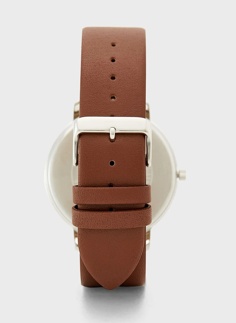 CASIO Classic Leather Strap Analog Watch