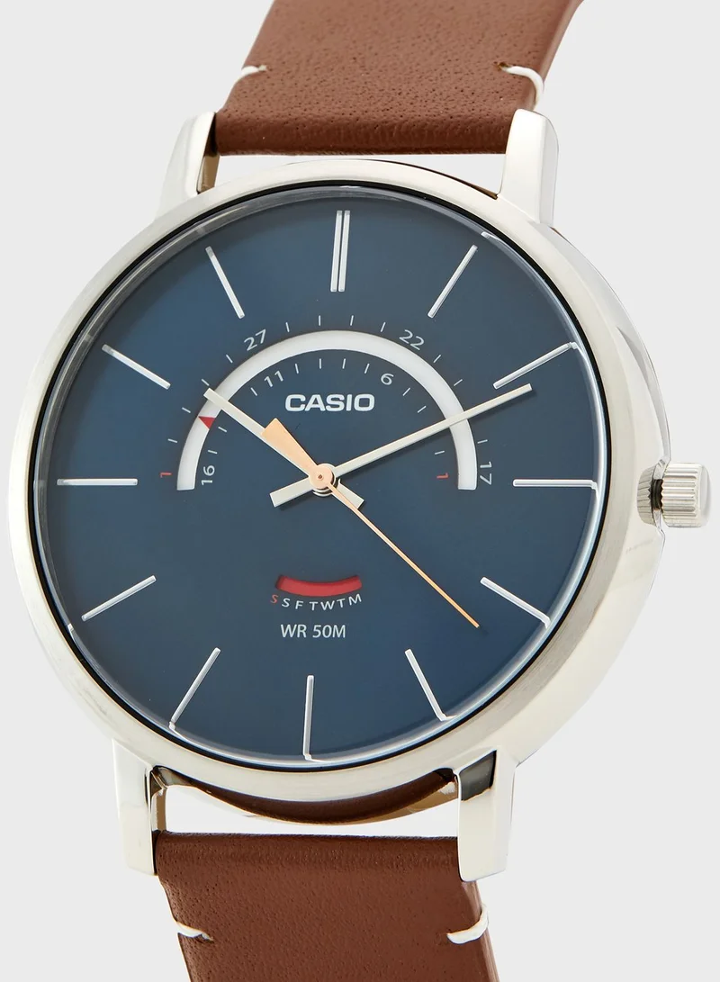 CASIO Classic Leather Strap Analog Watch