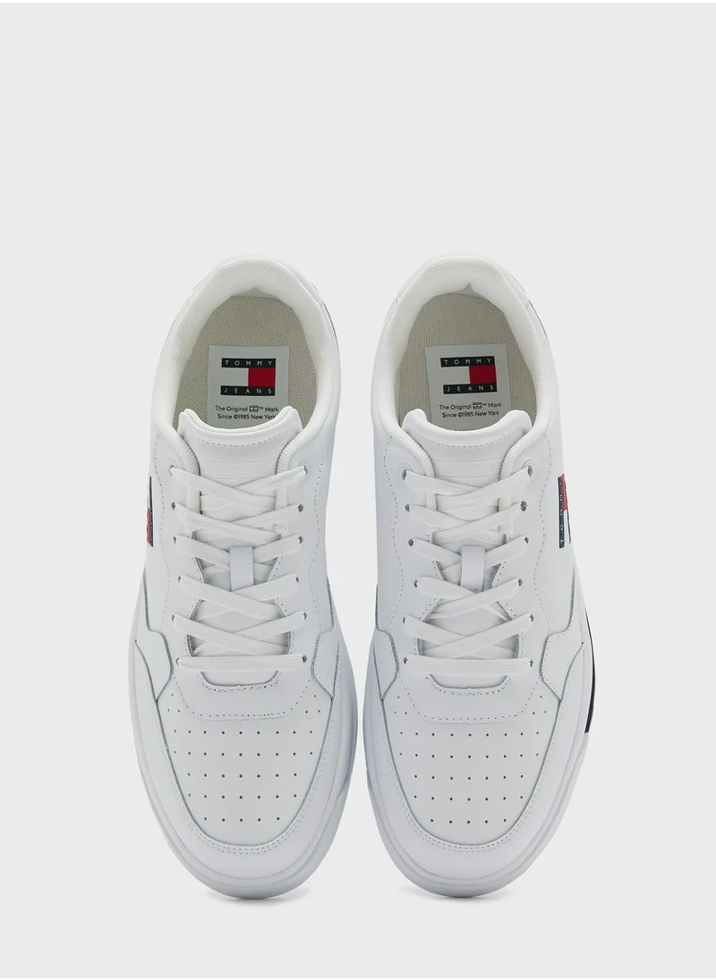 TOMMY JEANS RETRO MID TOP TRAINERS