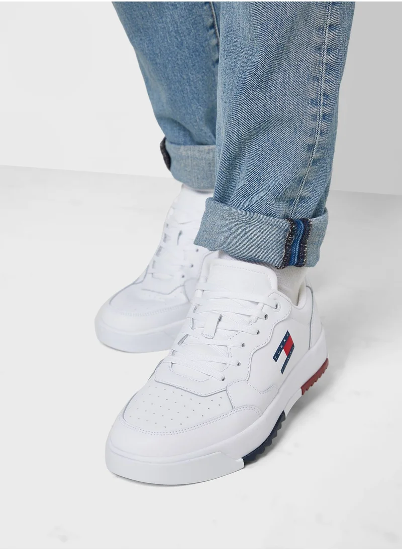 TOMMY JEANS RETRO MID TOP TRAINERS