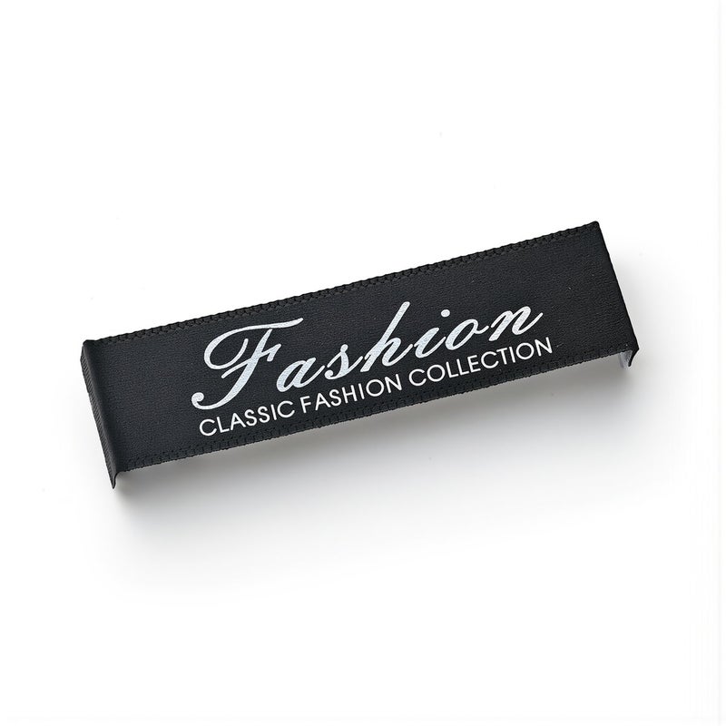 Clothing Fabric Labels Soft Printed Custom Woven Tags for Apparel Sewing - Image 1