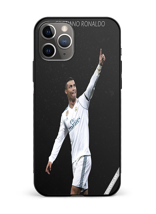 COVERSCART Protective Case Cover For Apple iPhone 11 Pro Max Ronaldo Design Black