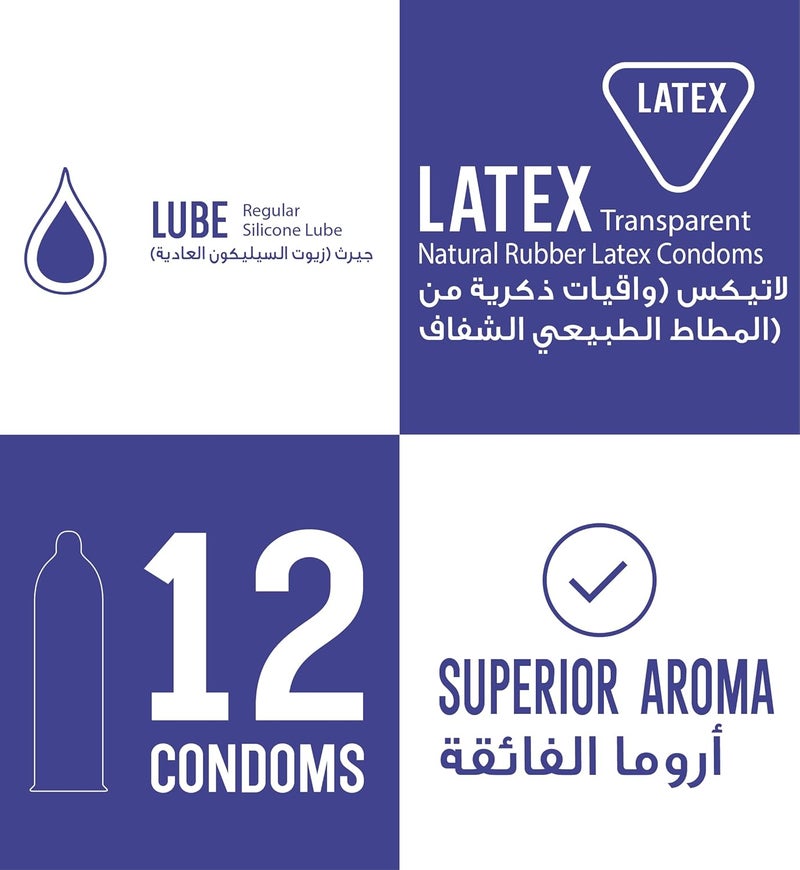 Wolaid Extra Safe Lubricated Condoms for Men - 12 Pieces - Image 3