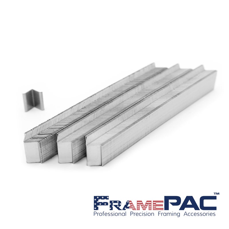 FramePac V Nails for Picture Frames Hardwood (AMP) 12mm (1/2 Inch) [3000 V-Nail Pack  Stacked] - (for use in Automatic V Nailer for Picture Framing  Automatic V Nailer for Picture Frames) - Image 3