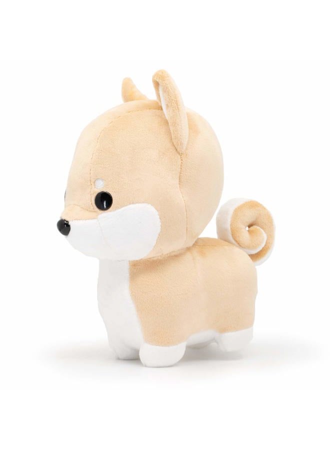 Bellzi Shiba Stuffed Animal - Soft Cute Stuffed Creamy White Dog Plush Toy - Plushies and Gifts for All Ages, Kids, Babies, Toddlers - Shibi - Image 1