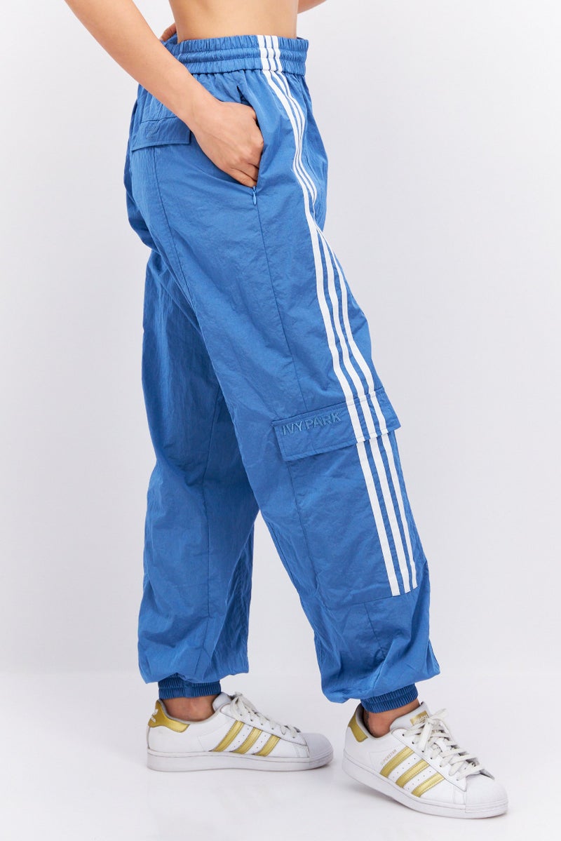 adidas Originals Adidas Originals x Ivy Park Women Sportswear Fit Training Track Pants, Blue  - Image 3