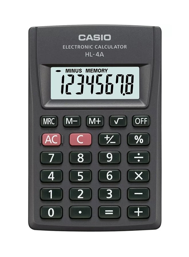 8-Digit Basic Practical Calculator Black