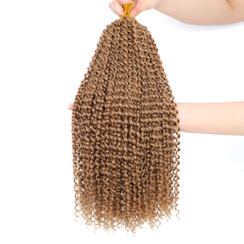 Dansama Passion Twist Hair Water Wave Braiding Hair for Butterfly Style Crochet Braids Bohemian Hair Extensions 18inch 27 Economy Pack