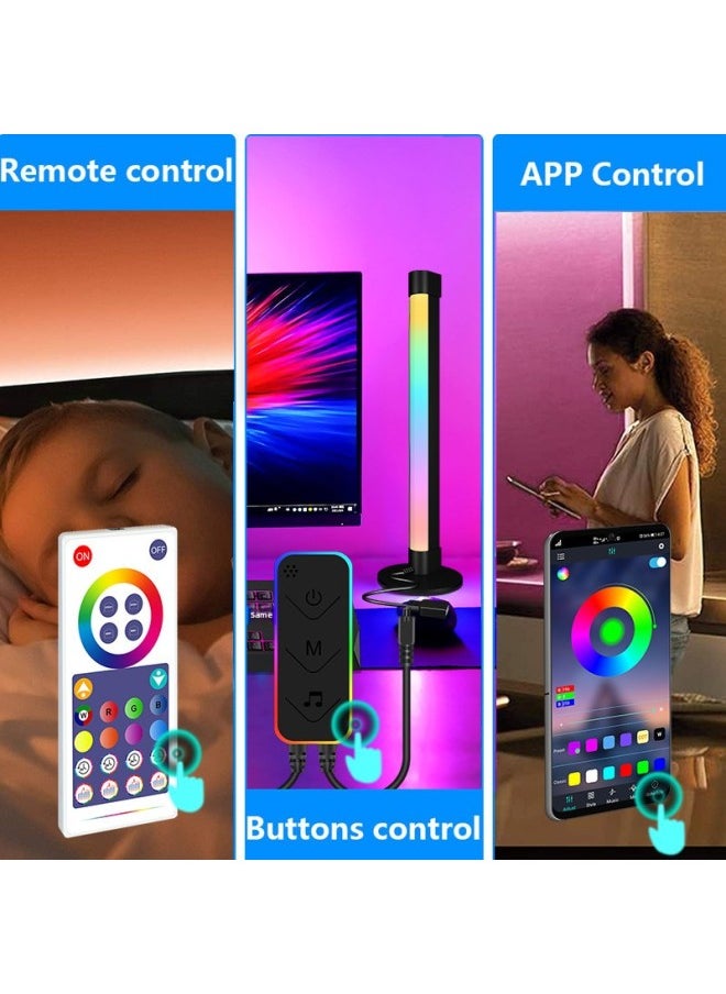 RGB Magic Color TV Background Music Pickup Light Computer Desktop Bedside Atmosphere Rhythm Magic Light-Light Source Power:Colorful RGBIC (color Box Packaging) USB Interface-Light Color:SAL006B WIFI & BLE Dual Mode -- Double Pack