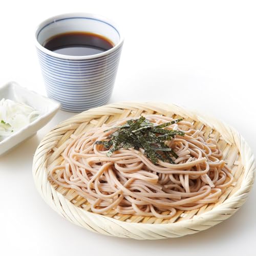TIKUSAN Bamboo Round Zaru Basket Colander for Soba Udon and Noodles (9.4" (24cm)) - Image 2