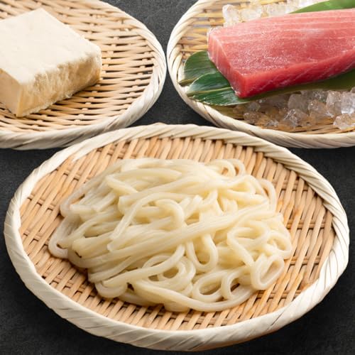 TIKUSAN Bamboo Round Zaru Basket Colander for Soba Udon and Noodles (9.4" (24cm)) - Image 3