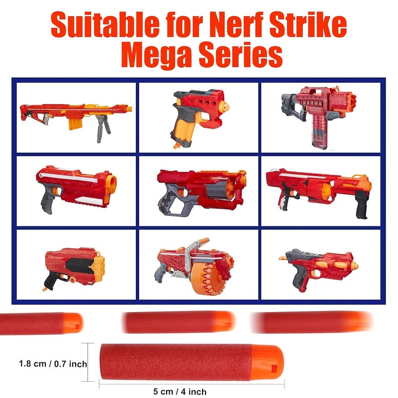 JTS عبوة إعادة تعبئة Mega Dart 60 قطعة لسلسلة N-Strike Mega - Image 3