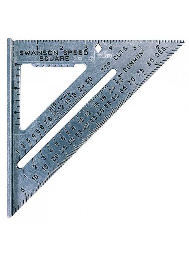 INC SWANSON Tool Co S0101 7 Inch Speed Square, Blue - Image 1
