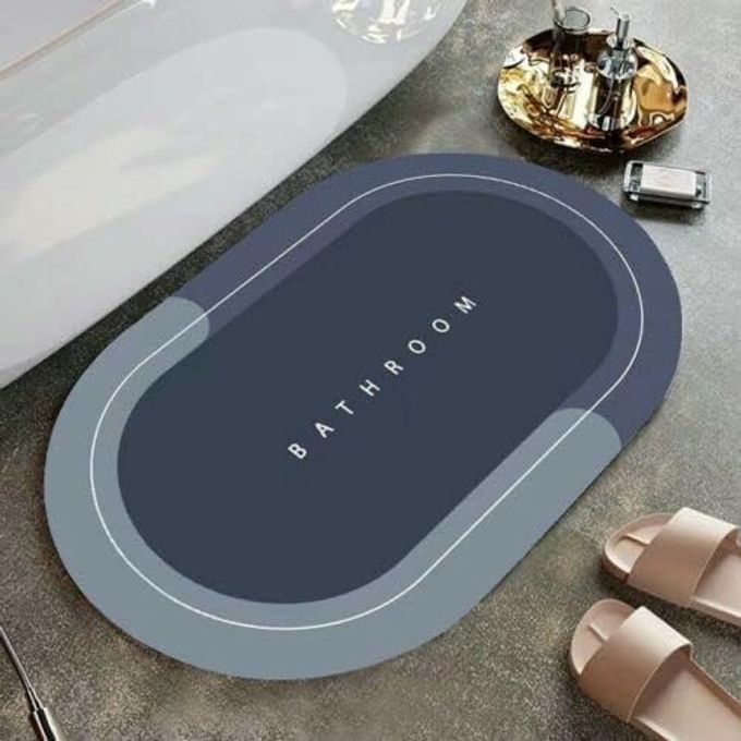BATHROOM MAT, DOOR MAT, FLOOR MAT, BATH MAT, DOORMAT, BATHROOM CARPET | NON SLIP MAT FOR BATHROOM CUSHION MAT SUPER ABSORBENT SOFT CARPET, QUICK DRY DIRT BARRIER FOR HOME, OFFICE, (ROUND MAT-2)