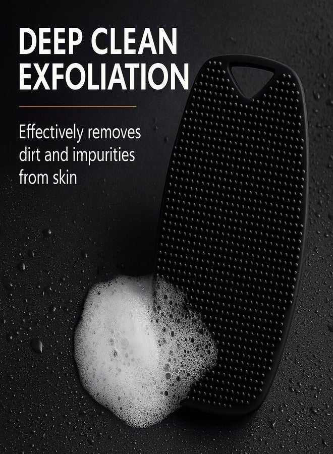 Ross Silicone Body Scrubber for Bath & Shower | Soft Deep-Clean Exfoliating Body Brush | Hygienic Quick-Dry Silicone Loofah | Gentle on Skin, Durable & Easy Grip | Ideal for Men, Women & Daily Use - Image 2