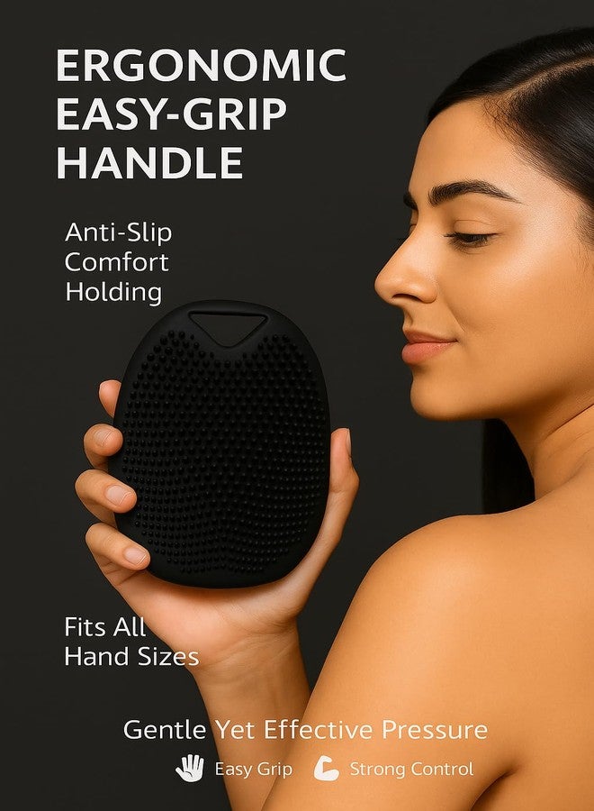 Ross Silicone Body Scrubber for Bath & Shower | Soft Deep-Clean Exfoliating Body Brush | Hygienic Quick-Dry Silicone Loofah | Gentle on Skin, Durable & Easy Grip | Ideal for Men, Women & Daily Use - Image 5