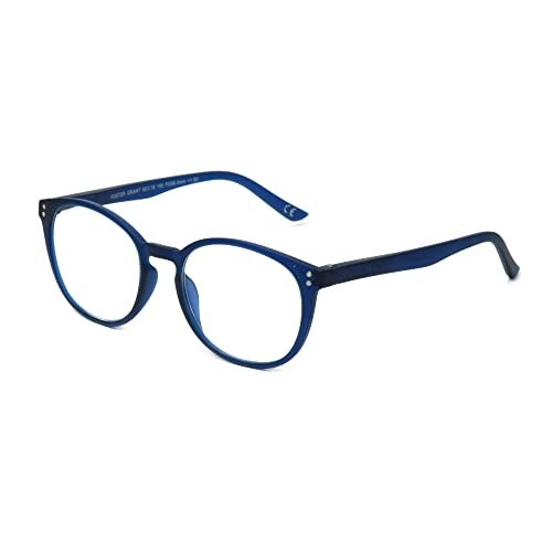 Foster Grant Unisex Joey Antifog Blue Light Readers Reading Glasses Matte Rubberized Navy 50 Mm US - Image 1