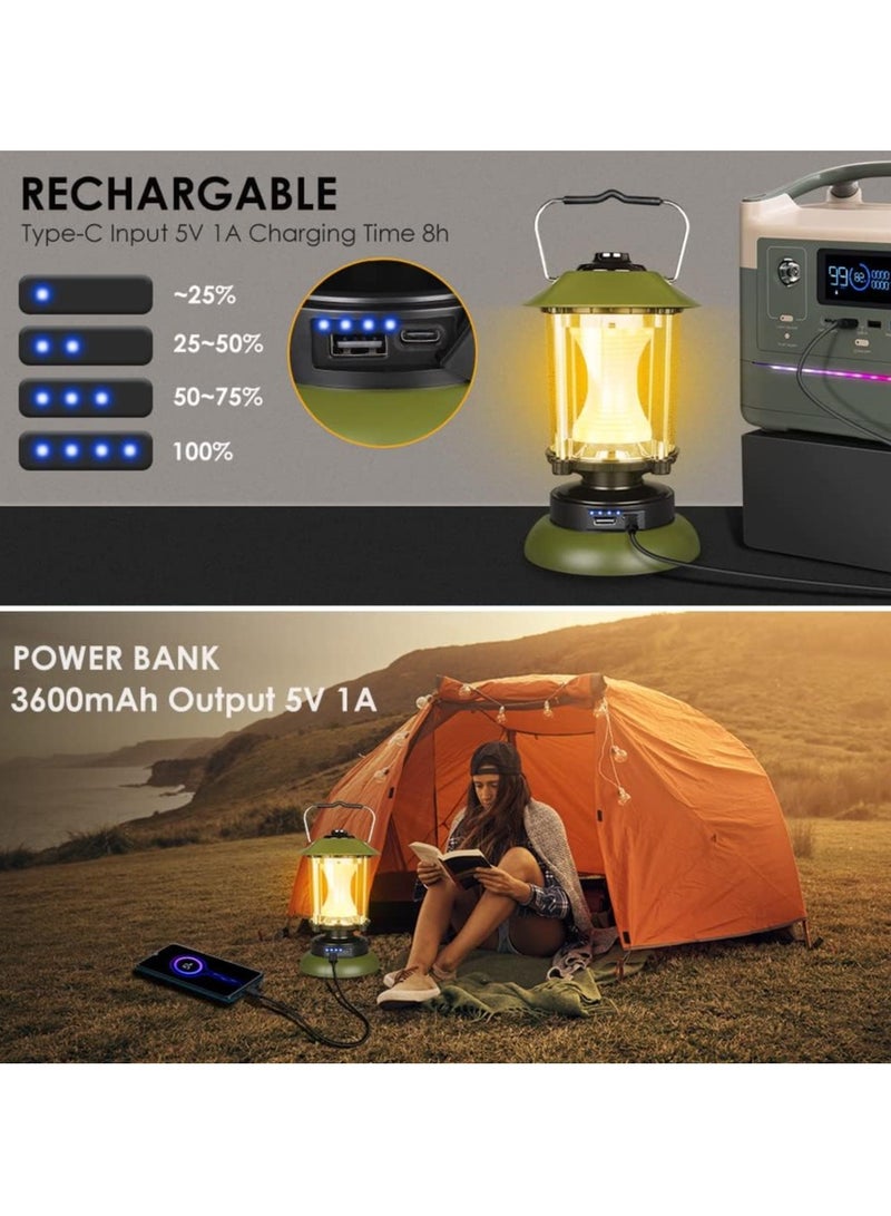 فانوس LED لتخييم قابل لإعادة الشحن - Image 5