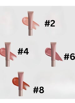 LACHAVA Lip Gloss Lip Oil Hydrating Smooth Gloss Tinted Lip Balm Transparent Lip Care Reduce Drying Moisturize Long Lasting Nourishing Non Sticky Fresh Texture & Dry Lips Care Plumper 06  - Image 5