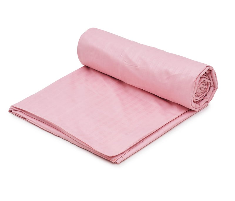 RRC Super Soft Brushed Microfiber Cotton Satin Striped Double Quilt Cover,90X100(Inches) Duvet Cover,228X254(CM) Comforter Cover with Zipper with Four Corner Ties - Image 5