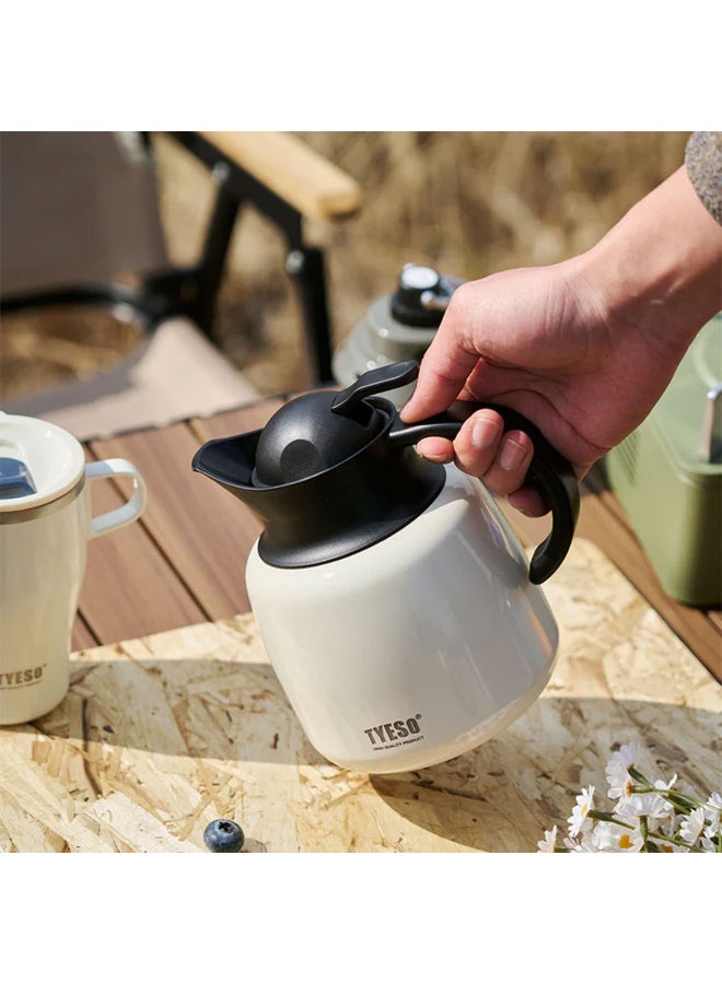 TYESO Thermal Coffee Carafe white 750ML - Image 2