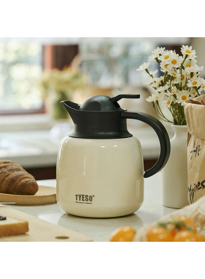 TYESO Thermal Coffee Carafe white 750ML - Image 4