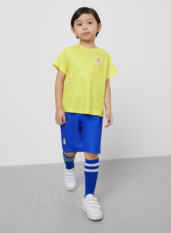Styli Kids Colombia Print Jersey T-Shirt and Shorts FIFA Football Set - Image 2