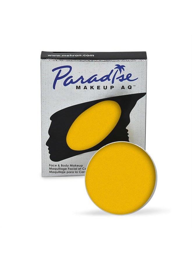 mehron - Makeup Paradise Makeup AQ Refill Size | Face & Body Painting, Beauty, Cosplay, and Halloween | Water Activated Face Paint, Body Paint .25 oz (7 ml) (Yellow) - Image 1
