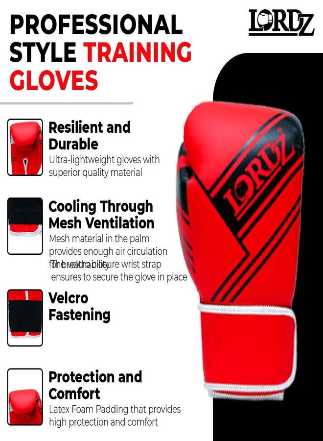 Lordz Wise Gloves I Men & Women’s Premium Synthetic Leather Boxing Gloves with Hand Crafted Padding, Gloves for Sparring, Muay Thai, MMA, Training and Heavy Bag Workout - Image 2