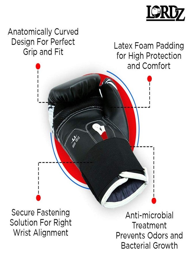 Lordz Wise Gloves I Men & Women’s Premium Synthetic Leather Boxing Gloves with Hand Crafted Padding, Gloves for Sparring, Muay Thai, MMA, Training and Heavy Bag Workout - Image 5