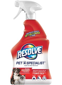 Resolve Resolve Pet Specialist Carpet Cleaner, Stain Remover and Odor Eliminator Trigger, Floor and Upholstery Cleaner, 32 oz  - Image 1