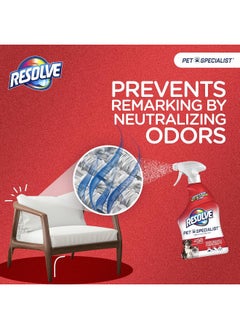 Resolve Resolve Pet Specialist Carpet Cleaner, Stain Remover and Odor Eliminator Trigger, Floor and Upholstery Cleaner, 32 oz  - Image 4
