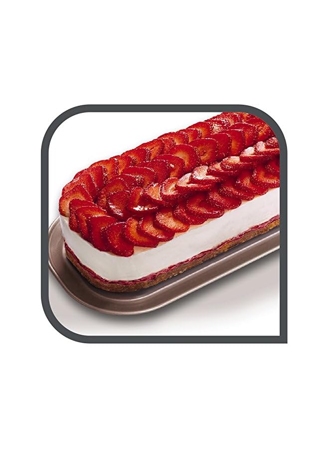 صينية كيك سبرينغفورم مقاس 30 × 1 سم من ديلي بيك، قالب خبز، أحمر، فولاذ كربوني، J1640314 - Image 4