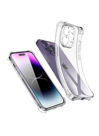 Case Compatible with iPhone 14 Pro, Clear Case Four Corners Full Body Protection TPU Anti-Yellowing - Clear (Iphone 14 Pro) - pzsku/Z1CE01133EB7D6C9B21BBZ/45/_/1739191336/1a178056-18db-4d74-ba7c-cfe803a40b02