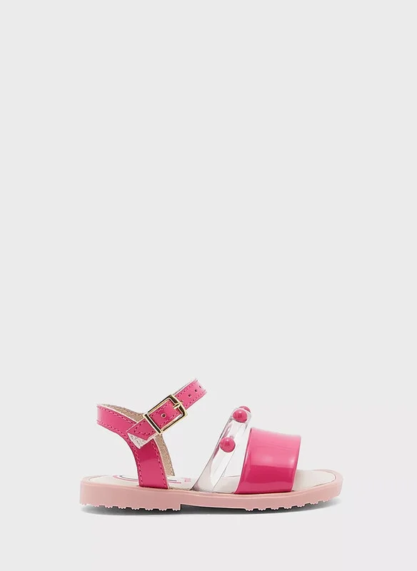 موليكينها MOLEKINHA Sandals with Back strap For Infant Girls, Pink