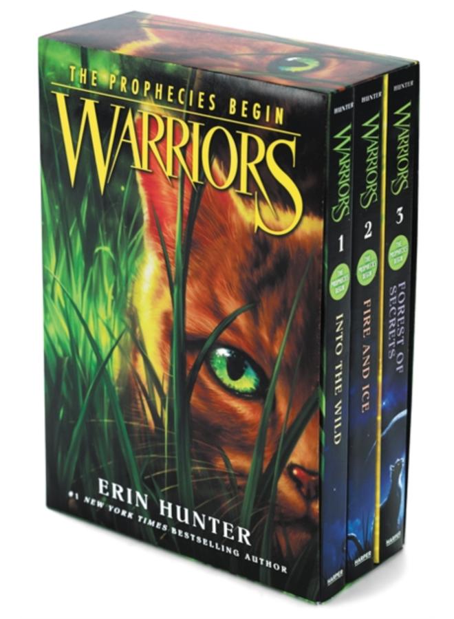 Warriors Box Set: Volumes 1 to 3 : Into the Wild, Fire and Ice, Forest of Secrets