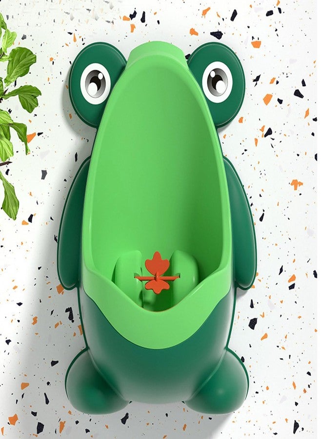 Mrisata Cute Frog Baby Potty Training Urinal for Toddlers and Funny Swirling Target Toilet with Suction Cup, Cartoon Urinal Trainer with Funny Target Point - Image 5