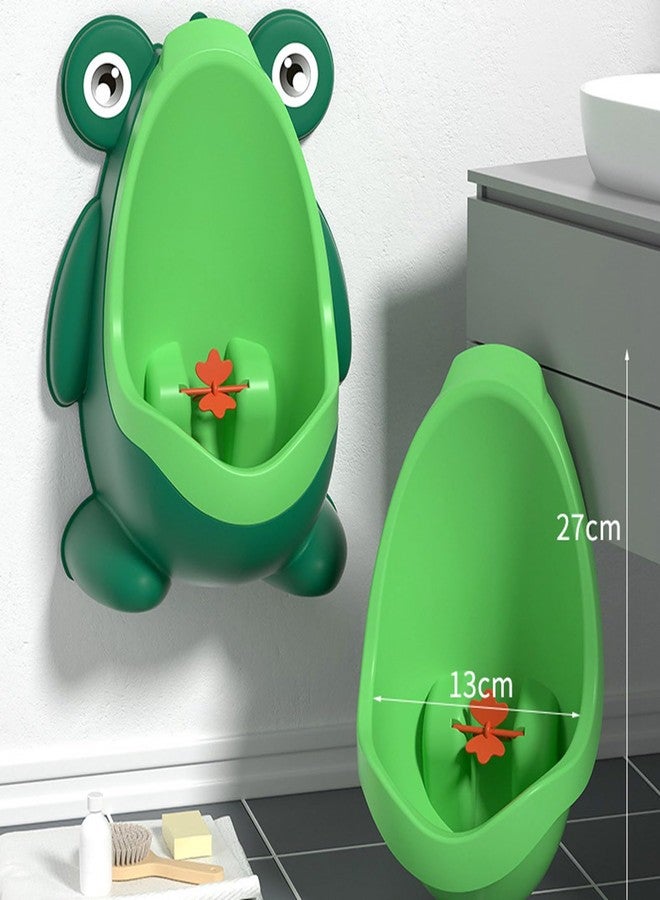 Mrisata Cute Frog Baby Potty Training Urinal for Toddlers and Funny Swirling Target Toilet with Suction Cup, Cartoon Urinal Trainer with Funny Target Point - Image 3
