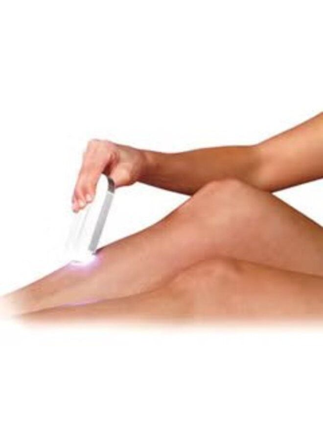 finishing touch Laser Rechargeable Epilator Remover Smooth Touch Hair Removal Instant Pain Free Razor Sensor- Light Technology Hair Remove White/Purple  - Image 2