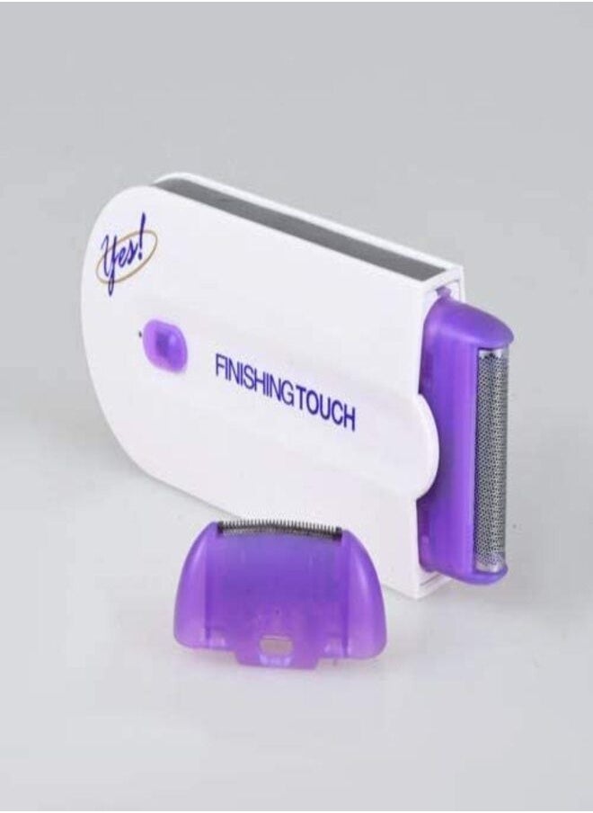 finishing touch Laser Rechargeable Epilator Remover Smooth Touch Hair Removal Instant Pain Free Razor Sensor- Light Technology Hair Remove White/Purple  - Image 5