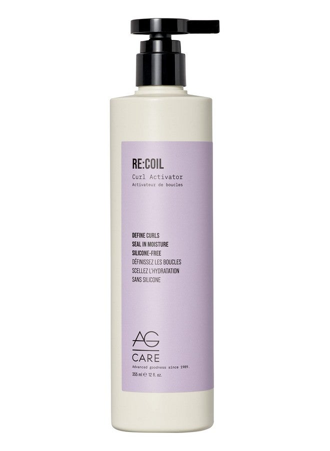 AG Care Re:Coil Curl Activator Curl Cream with Keratin Amino Acids - Ultra-Nourishing Curly Hair Cream for Defined, Healthy Curls, 12 Fl Oz - Image 1