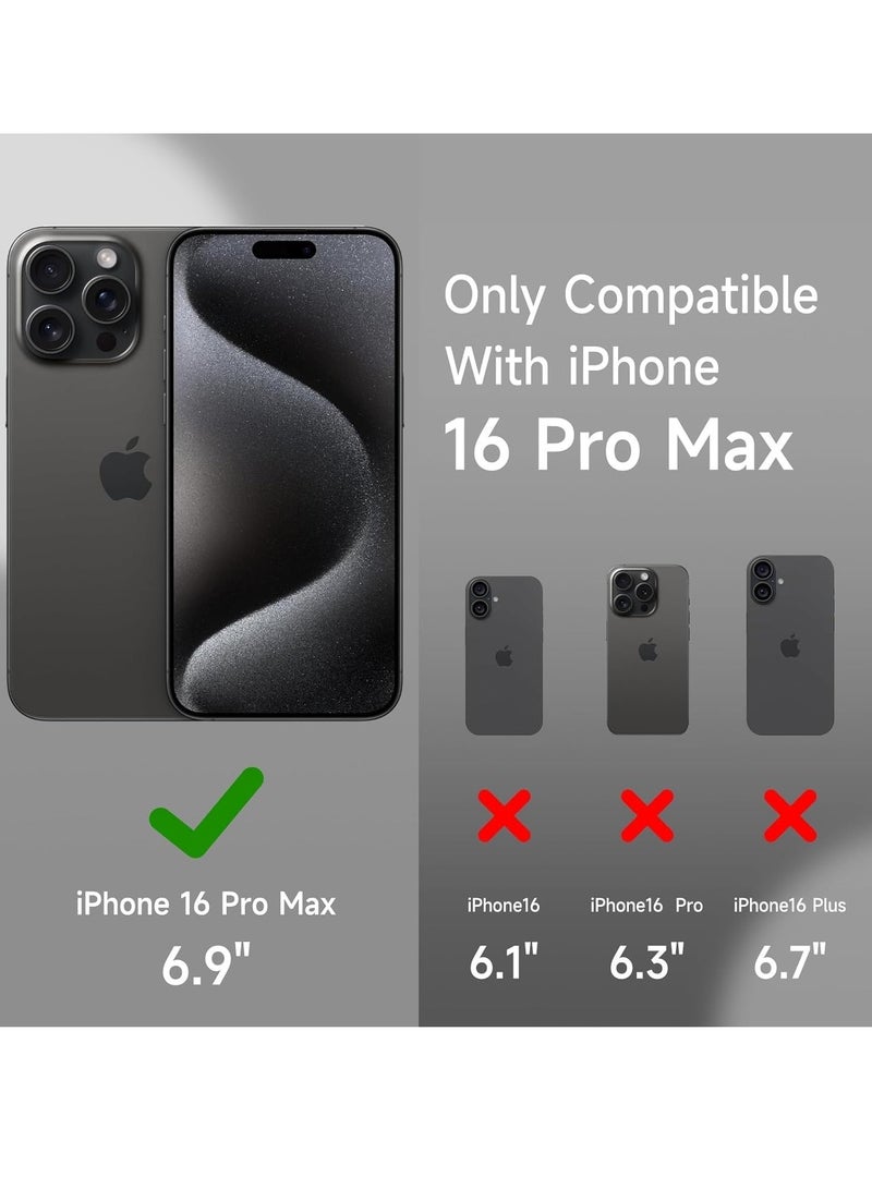 حافظة سائلة جديدة من السيليكون الناعم لجهاز iPhone 16 Pro Max - حماية كاملة من الصدمات مع تشطيب غير لامع وبطانة ناعمة من الألياف الدقيقة (أزرق كوبالت) - Image 2