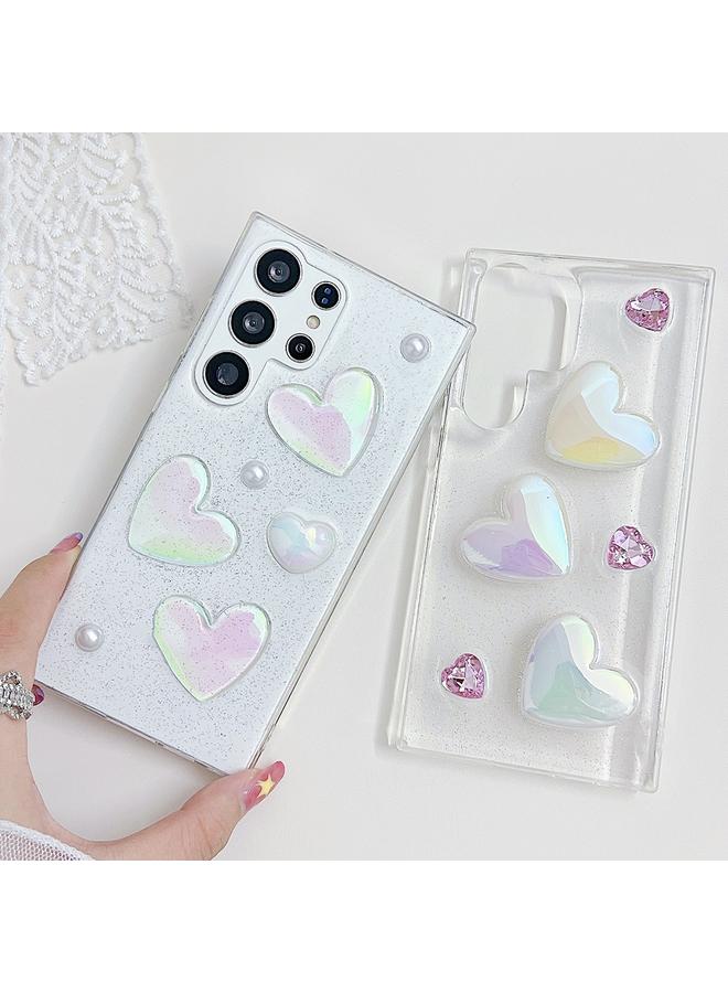 erorex Case For Samsung Galaxy S24 Ultra 5G Love Epoxy TPU Protective Case - Image 3