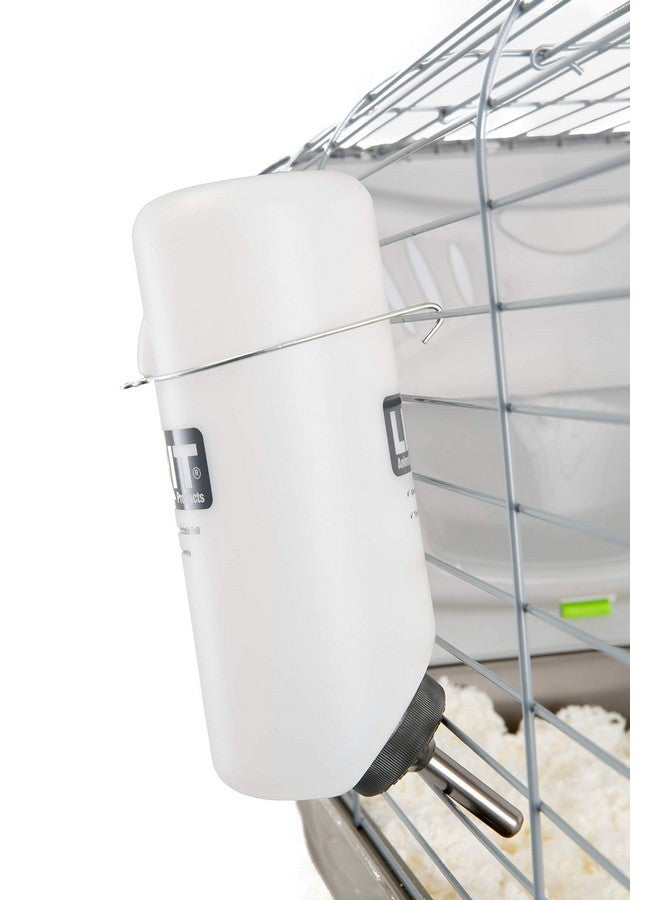 ليكسيت زجاجات مياه ليكسيت واسعة الفم للأقفاص للأرانب، والقوارض، وخنازير غينيا، والجرذان، وغيرها من الحيوانات الصغيرة. (بيضاء، 32 أونصة) - Image 5