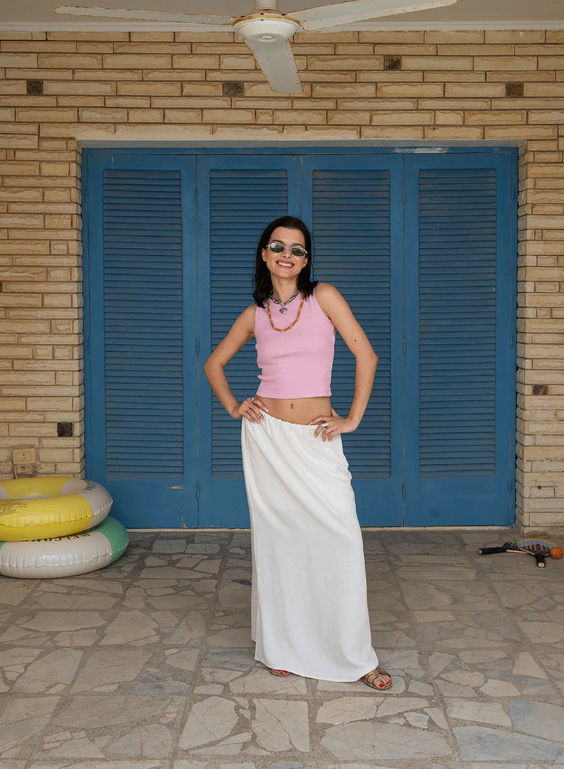 Off-White Maxi Skirt