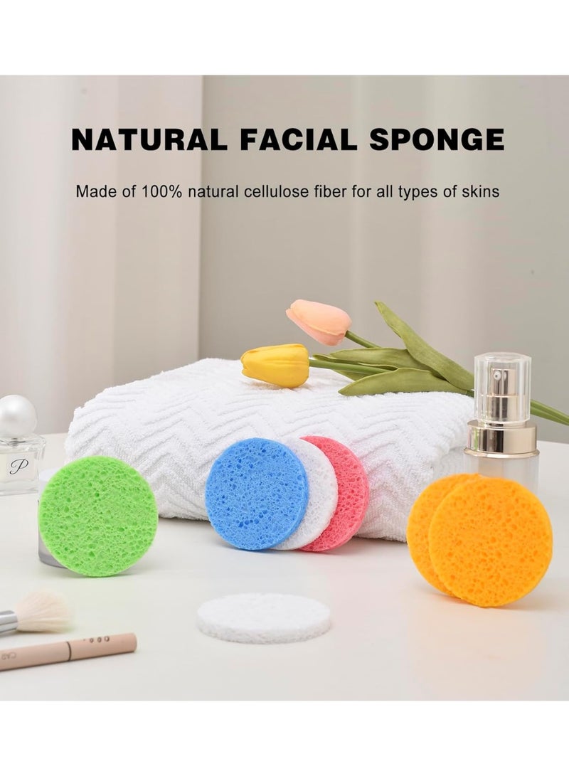 ميتوي 50 قطعة الإسفنج الوجه المضغوط ، لتطهير الوجه ، تدليك ، المسام التقشير ، قناع ، إزالة ماكياج - Image 3