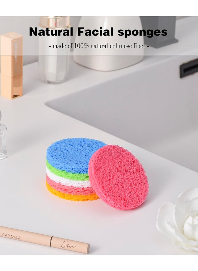 ميتوي 50 قطعة الإسفنج الوجه المضغوط ، لتطهير الوجه ، تدليك ، المسام التقشير ، قناع ، إزالة ماكياج - Image 4