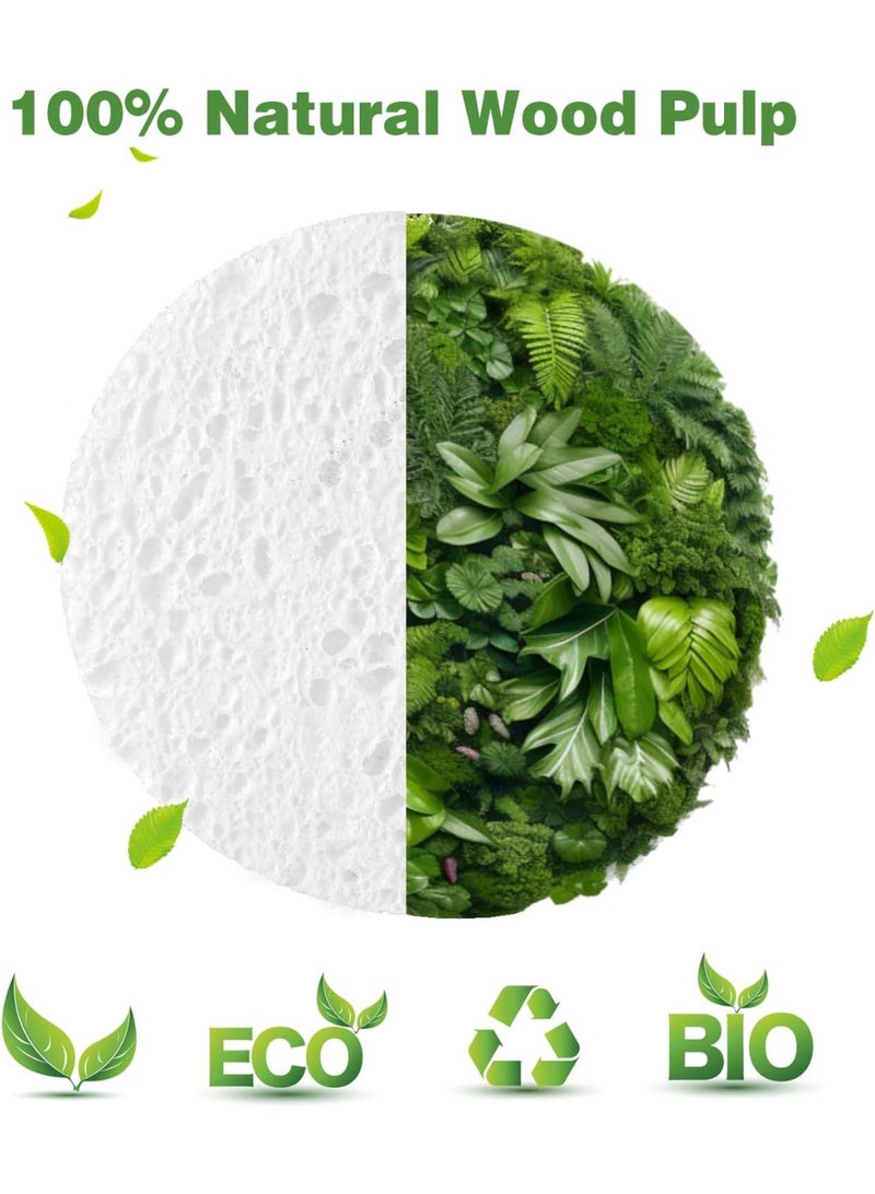 ميتوي 50 قطعة الإسفنج الوجه المضغوط ، لتطهير الوجه ، تدليك ، المسام التقشير ، قناع ، إزالة ماكياج - Image 5