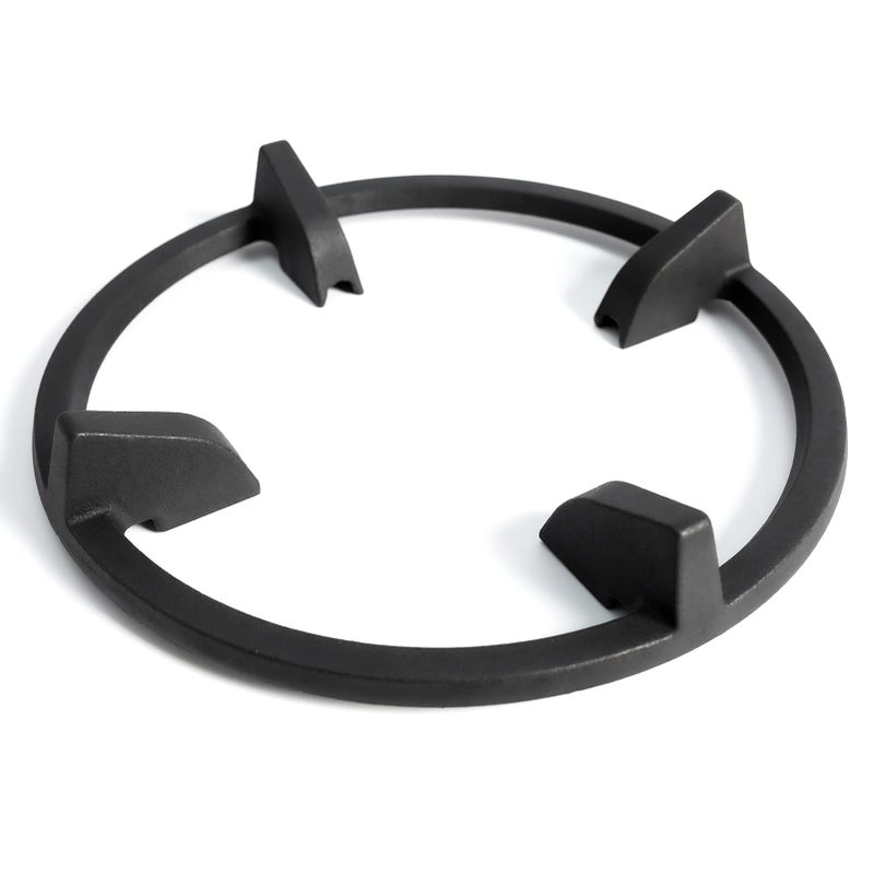 Charbrofire Wok Ring Replacement Parts Cast Iron Wok Support Ring for Gas Stove Burner Grate Samsung GE Kitchenaid LG Whirlpool Frigidaire Kenmore Etc Gas Stove Wok Stand Rack Accessories 